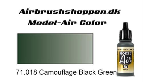 71.018 Camuflage Black Green RAL6012-FS34094